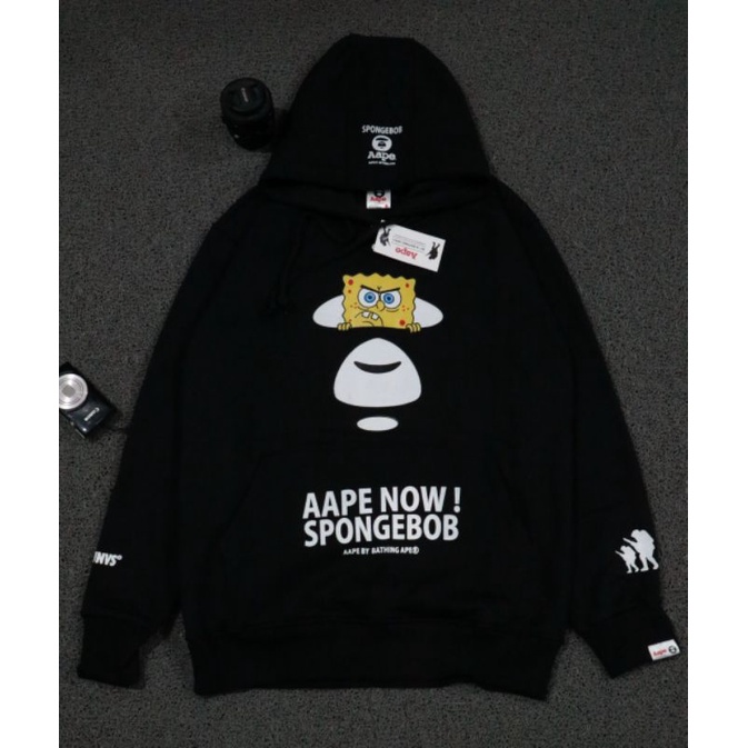 SWEATER HOODIE AAPE X SPONGEBOB FULLTAG&amp;LEBEL PREMIUM