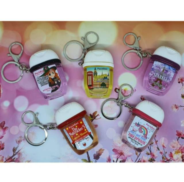 Hand Sanitizer Pockbac / Gantungan Tas dan Hand Sanitizer Pockbac