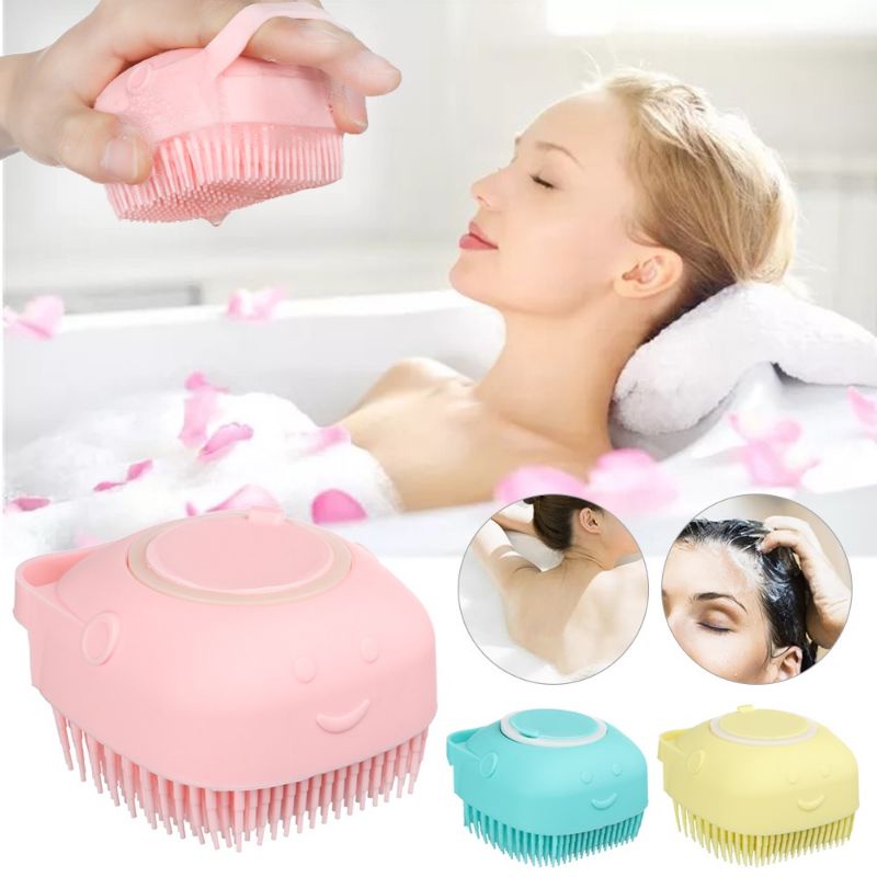 body scrub shower brush body bath ( bentuk kotak )