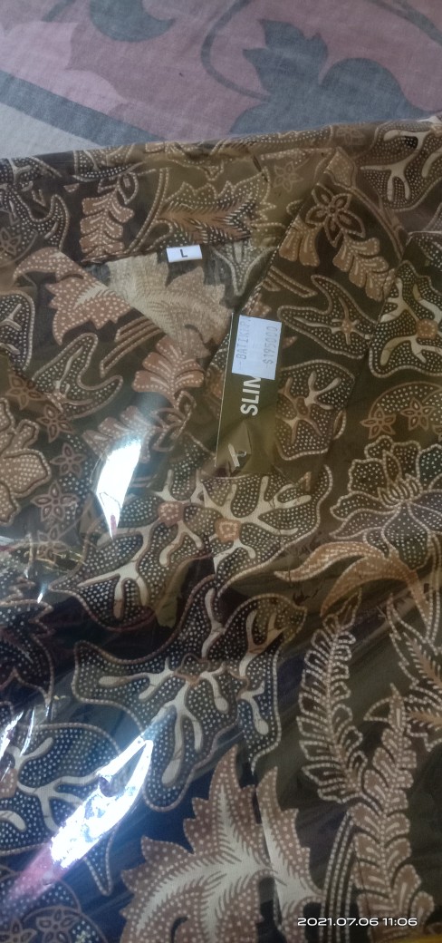 Batik Pria Lengan Panjang Slim Fit Modern Batik Slimfit Pria Distro