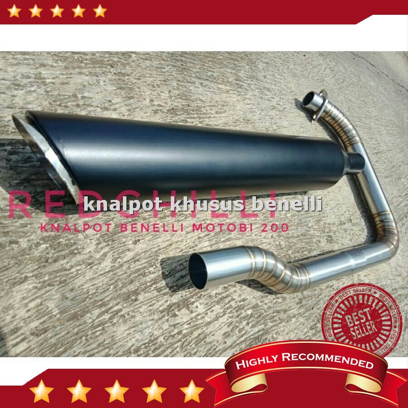 Harga Knalpot Benelli Motobi 200 Evo - Knalpot Benelli Motobi 200 Efi Vannes Full System