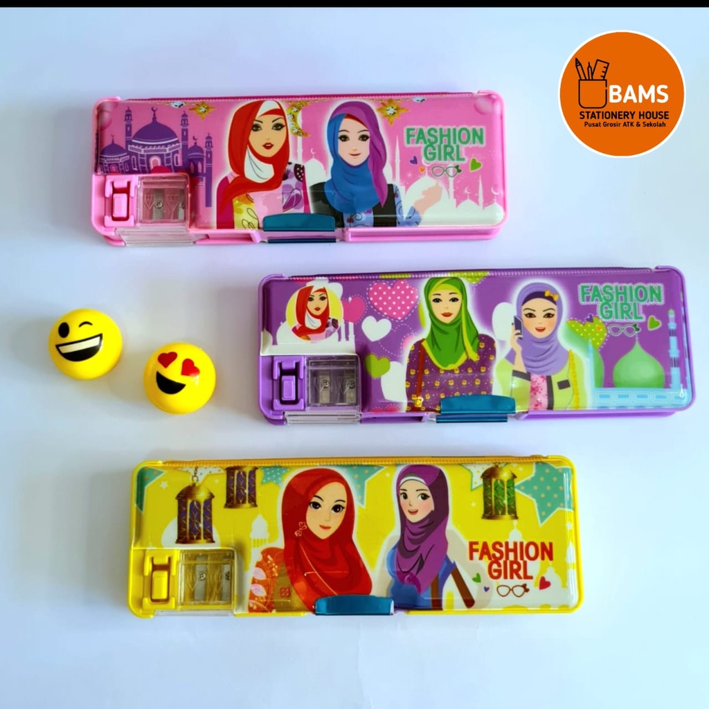 

PENCIL CASE / Tempat Pensil Rautan / Kotak Pensil Karakter / Tempat Pensil Magnet