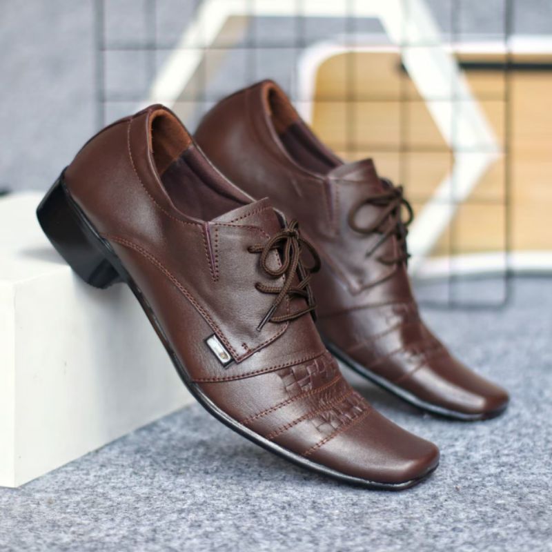 Sepatu Pantofel Pria Kulit Asli Original CEVANY CEVANY SHAMAK BROWN SERIES Sepatu Formal Original CE