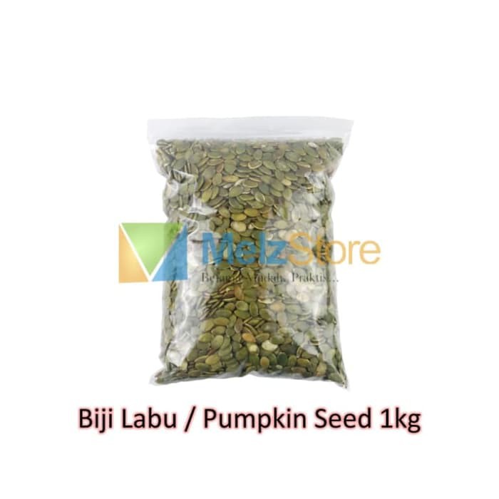 

Biji labu Pumkin Seed Kwaci Mentah Import Repack 1kg