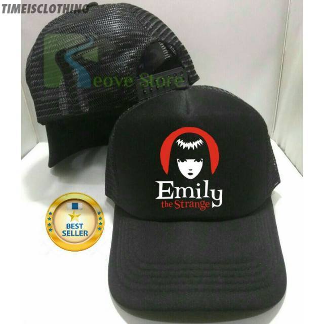 Topi Trucker Emily The Strange Baseball Snapback  TIC