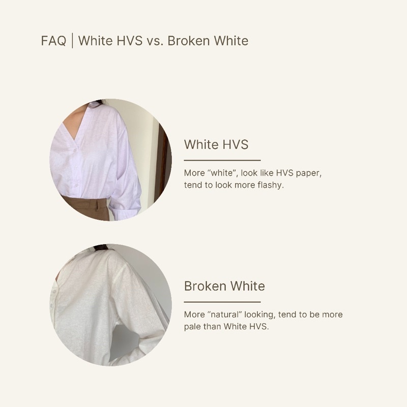 PORONAKA - AIYA Linen Top Kemeja Putih Polos Longsleeve White