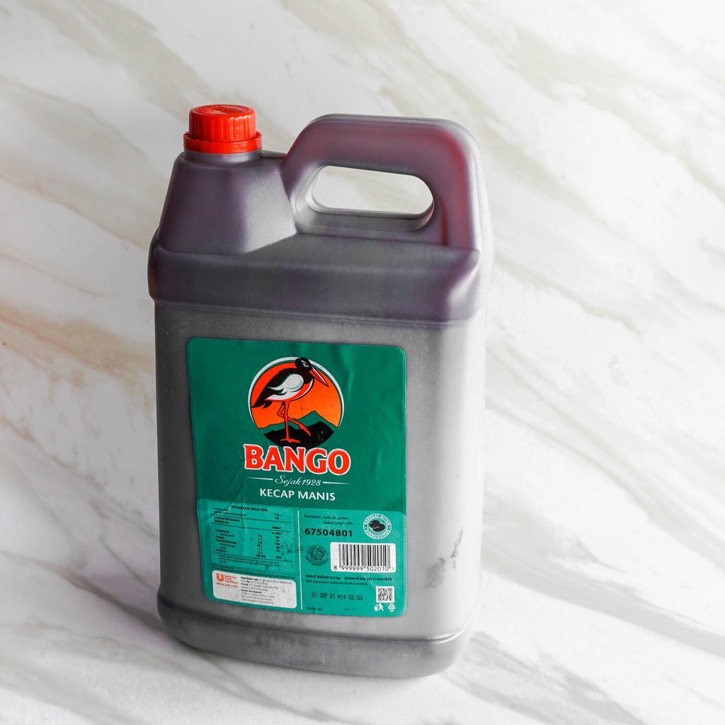 

Kecap Manis BANGO Jerigen 6.2kg (Kemasan Pabrik)