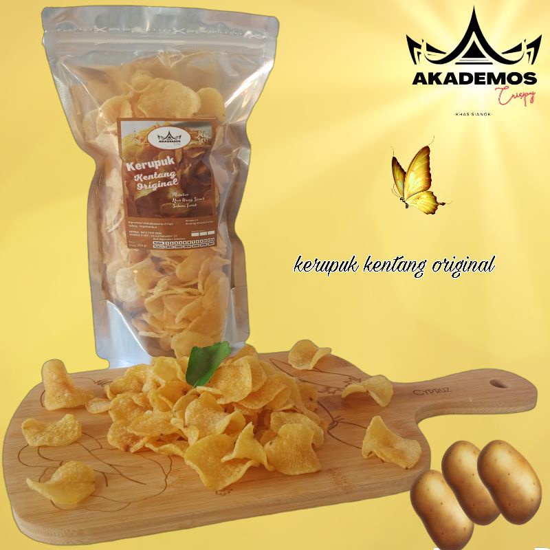 

Keripik Kerupuk Kentang Rasa Original 250gr