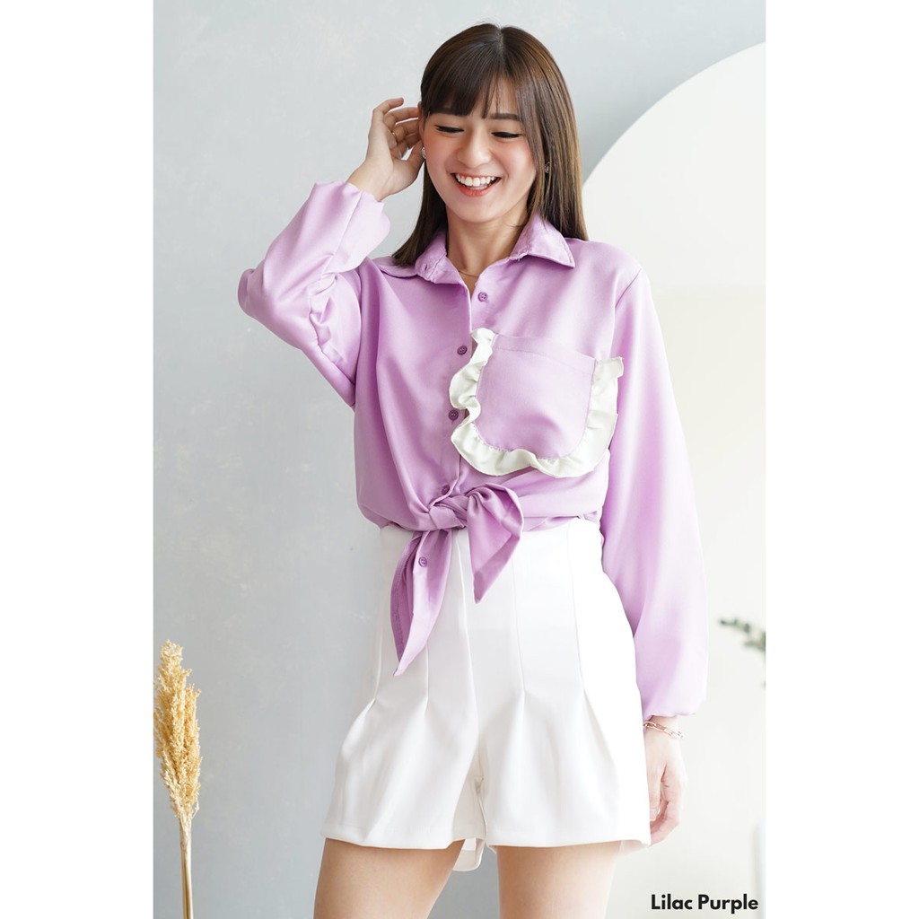 Kemeja Atasan Wanita Rossy Blouse