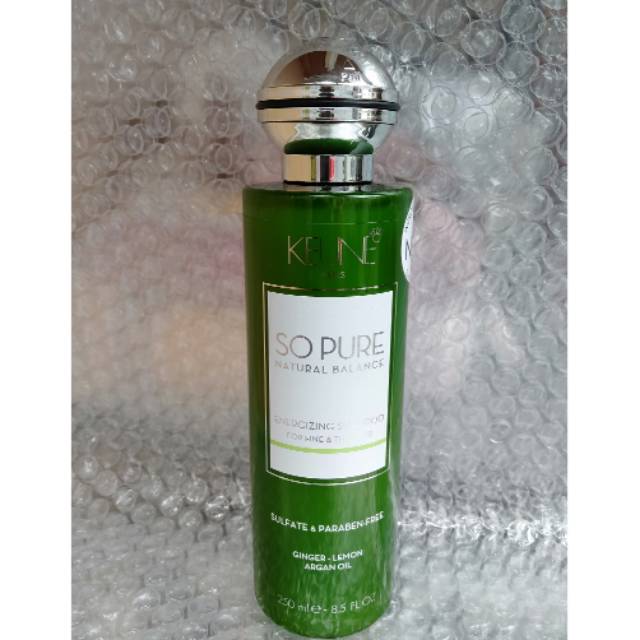 KEUNE SO PURE NATURAL BALANCE ENERGIZING SHAMPOO FOR FINE & THIN HAIR 250ML