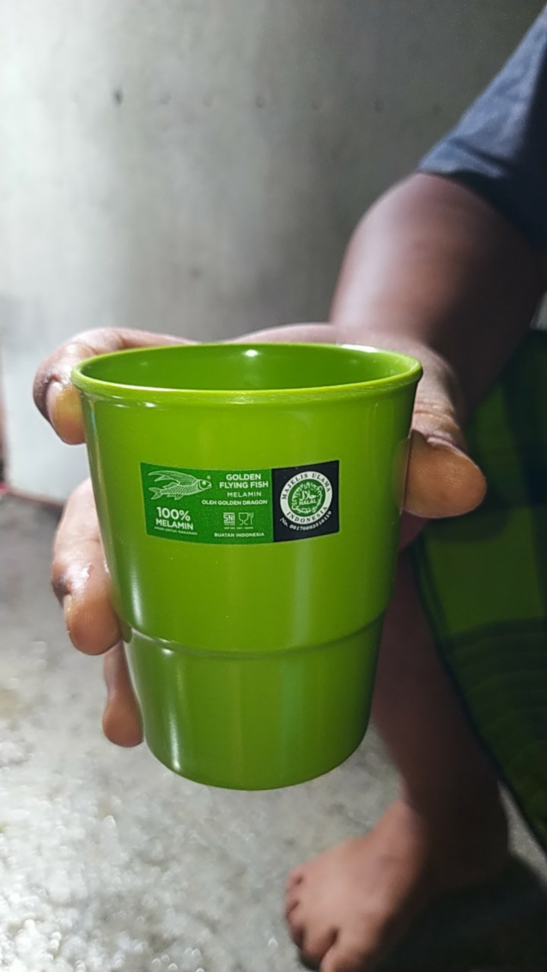 Gelas Melamin Golden Flaying Fishb 0303 Food Grade