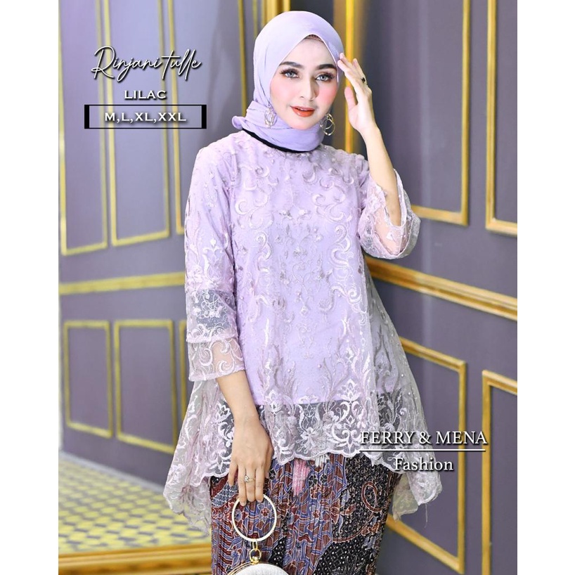 SET TULLE RIJANI//SETELAN  KEBAYA WISUDA WANITA//KEBAYA WISUDA//KEBAYA BRUKAT