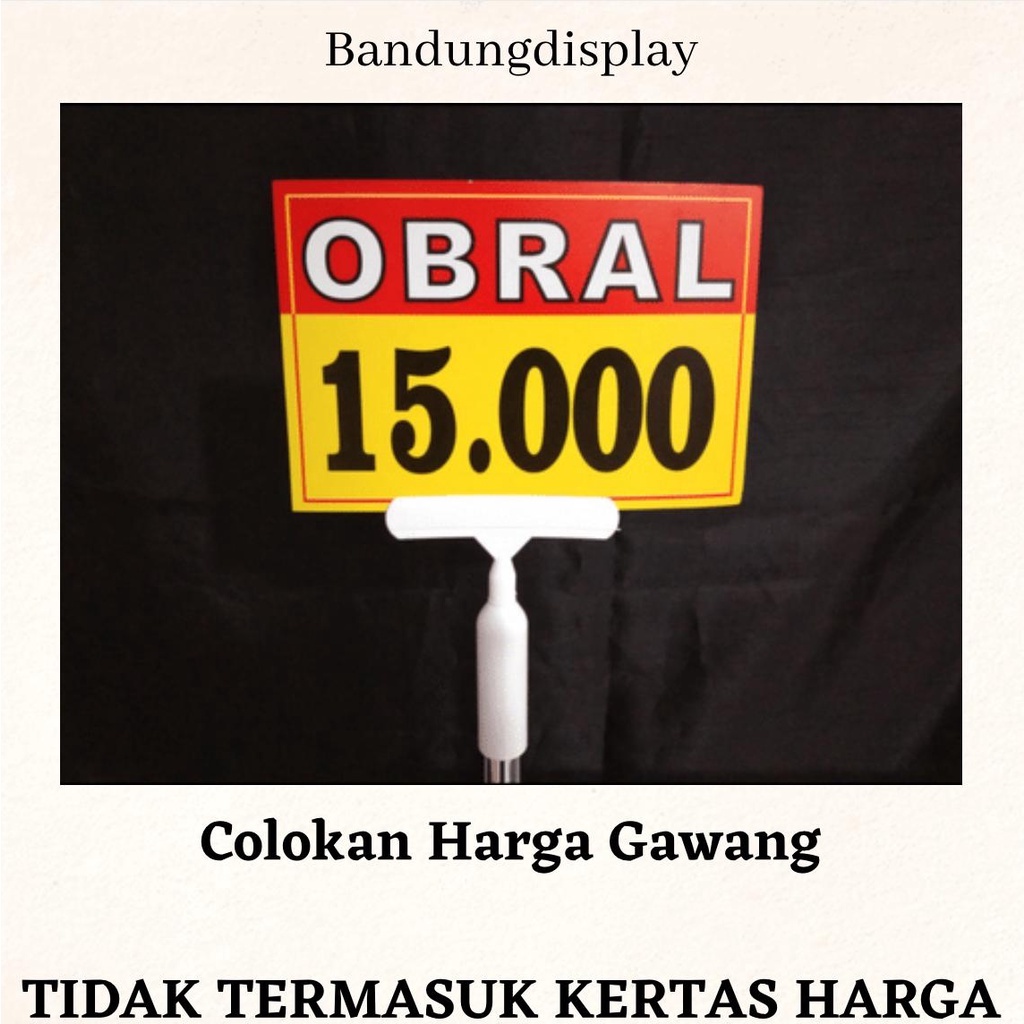 Colokan harga ke pipa bulat / kotak