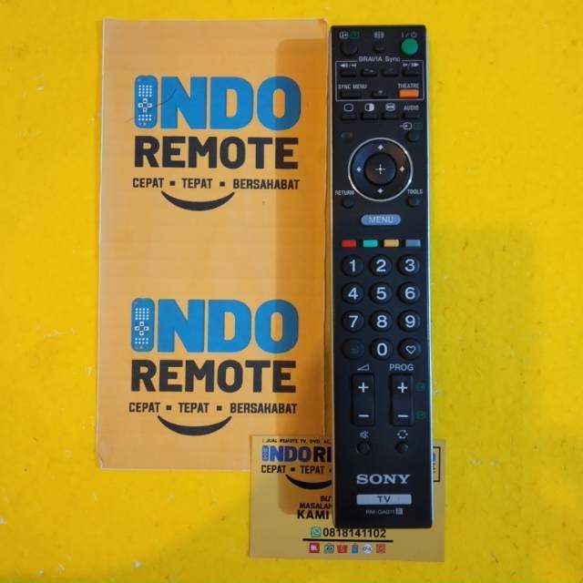 REMOTE TV SONY BRAVIA RM-GA011 ORIGINAL