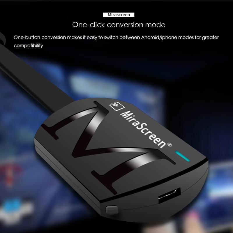 MiraScreen G4 AnyCast Miracast HDMI Dongle Wifi 1080P