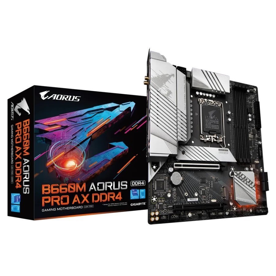 Motherboard Gigabyte B660M AORUS PRO AX DDR4 (LGA1700, B660, USB3.2)