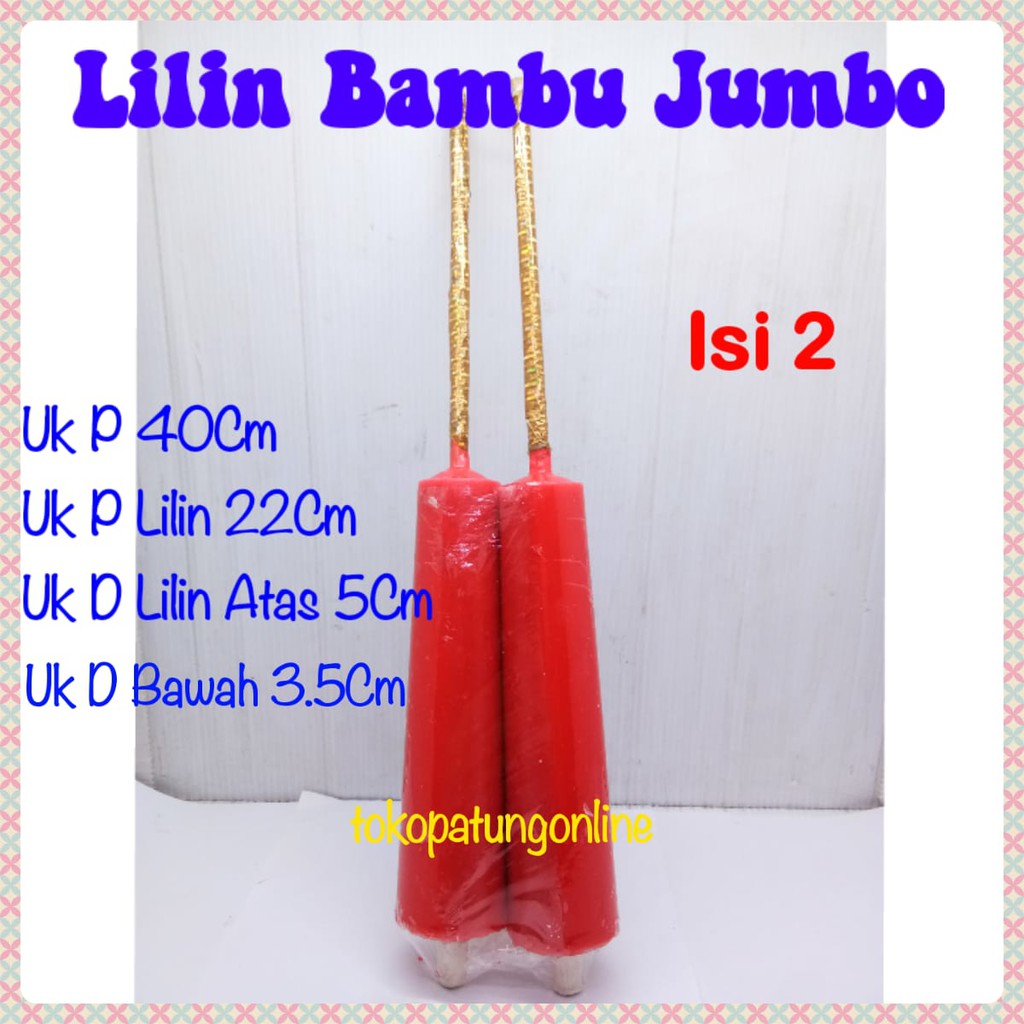 Lilin Bambu Jumbo Isi 2 01