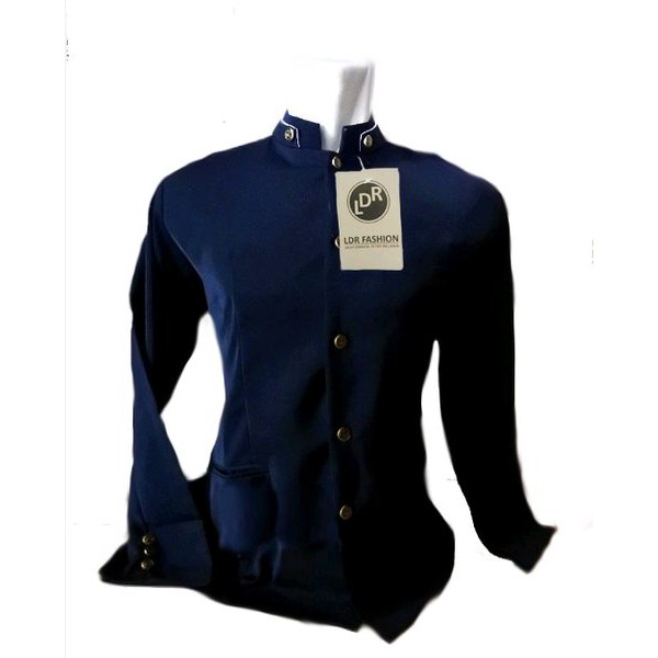 Jasko Polos Biru Dongker - Jas Koko Navy - Jasko Biru Dongker - Jasko Biru