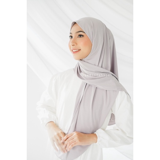 Khimar Segitiga Instan Jersey ZIYA polos bergo non pad daily hijab malay kerudung instant