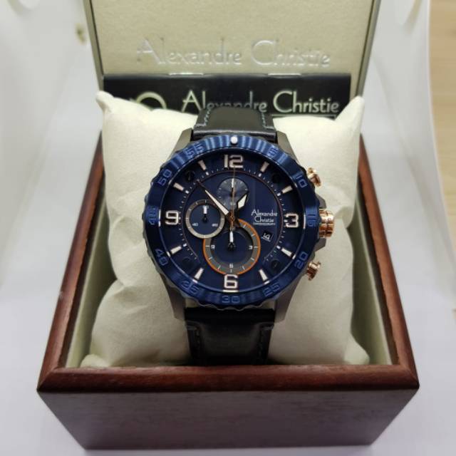 Jam Tangan Pria Merk : ALEXANDER CRISTIE TYPE AC6505 ORIGINAL FREE BOX