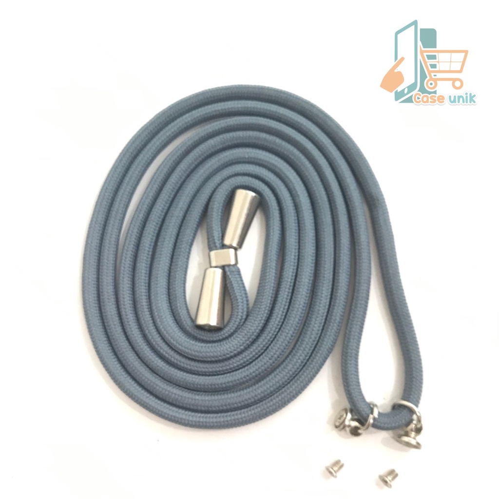 TALI BAUT SLING CASE SLINGCASE TALI LANYARD HP STRAP GANTUNGAN LEHER PLUS MUR + BAUT SEKRUP STAINLESS CANDY KOPER CHOICE DOVE UNIVERSAL CS3549