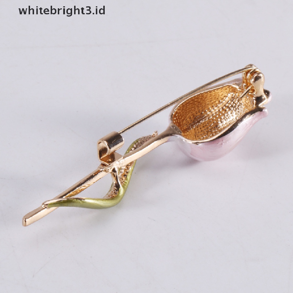 (whitebright3.id) Pin Bros Bunga Tulip Untuk Wanita