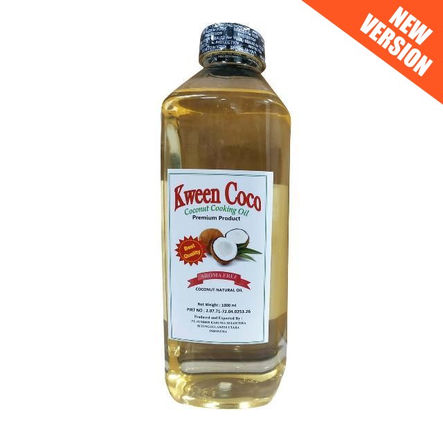 Minyak Masak Kween Coco Cooking Oil Aroma Free 1 Liter | KWEEN COCO
