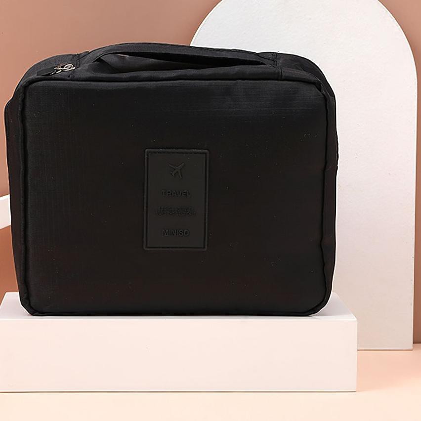 ♥ MINISO Tas Penyimpanan Travel Bag Multifungsi Baju Praktis Organizer Pouch Makeup Organizer ❊