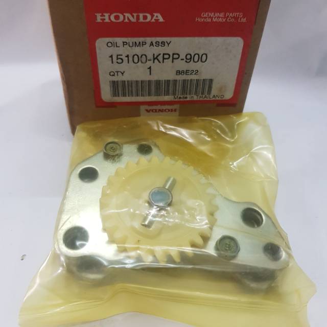 oil pump assy gear pompa oli set komplit 15100 kpp 900 original honda