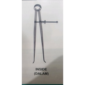 

Jangka Bubut Stelan - Spring Caliper Divider Inside Size 4 Inch - Wipro 134-2