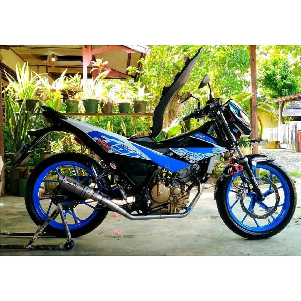 (PROLINER) FULL SYSTEM TR1 R SHORT KNALPOT R15 CB150 VIXION SONIC MX K46 FU CRF KLX TIGER-FU150 F1