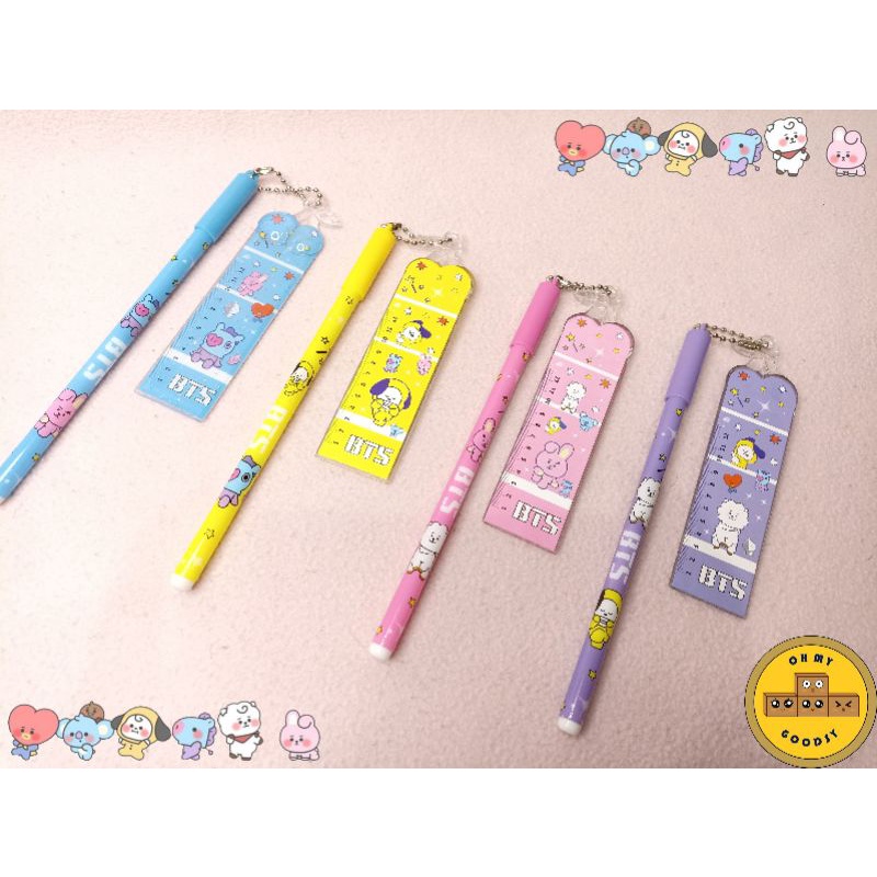 

PULPEN BTS BT21 GANTUNGAN PENGGARIS LUCU