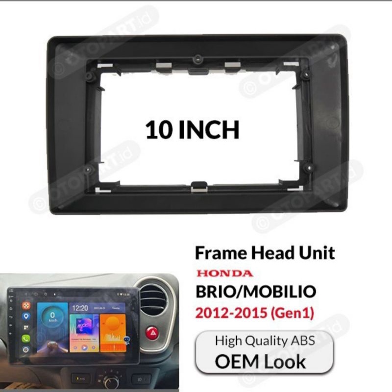 Frame head unit 10 inch BRIO/MOBILIO (Gen 1) 2012-2015