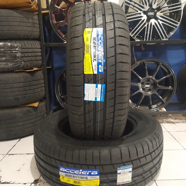 ban mobil tubless pajero fortuner ring 17 ukuran 265 65 r17 merk accelera