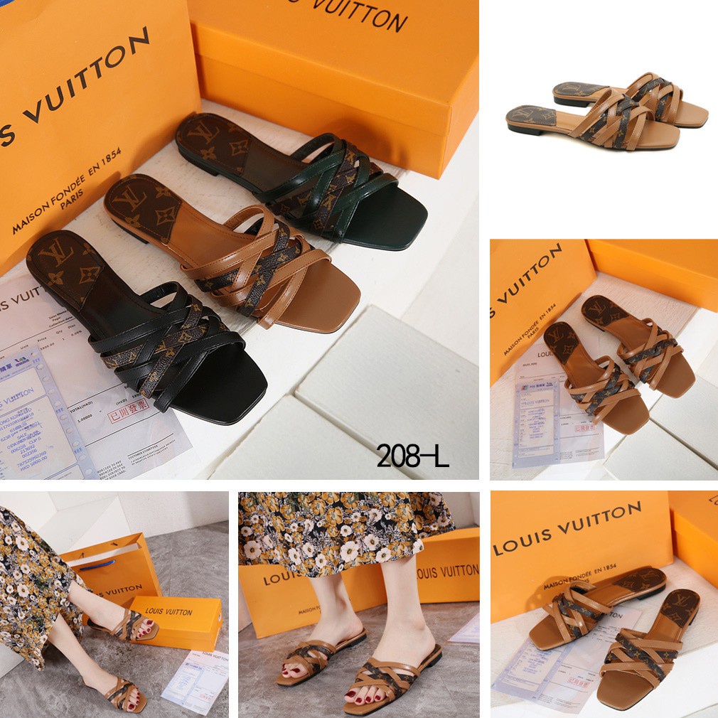 LV LOUIS VUITTON SANDAL  #208-L