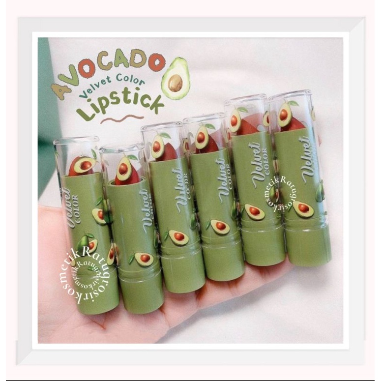 [PER 6 PCS] LIPSTIK AVOCADO MATTE HASAYA GIRL NO.HH1039