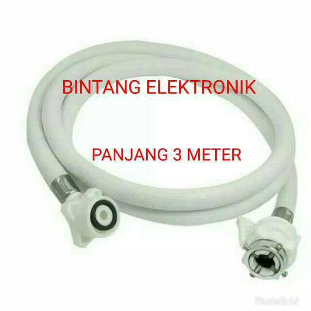 Selang masuk air mesin cuci slang Inlet 3 Meter mesin cuci 1 Tabung Top Loading