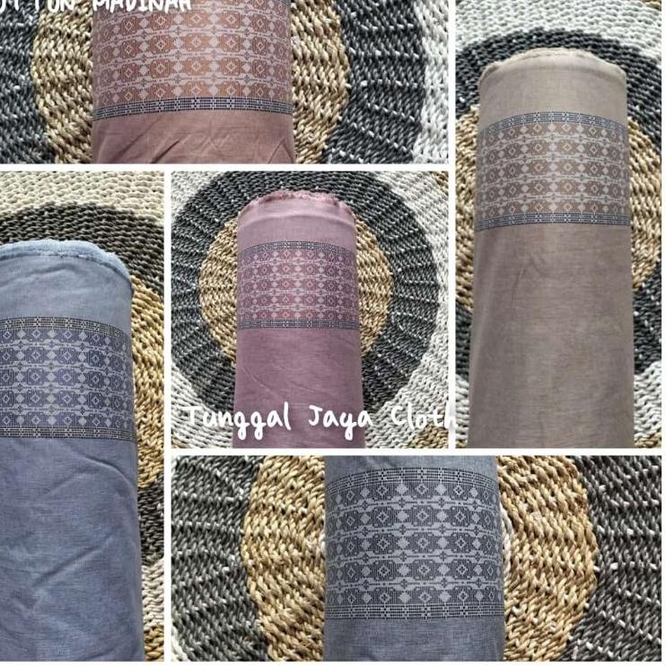 kain katun madinah motif bordir sama sisi || madinah motif || madinah bordir || madinah songket ▪ Ap