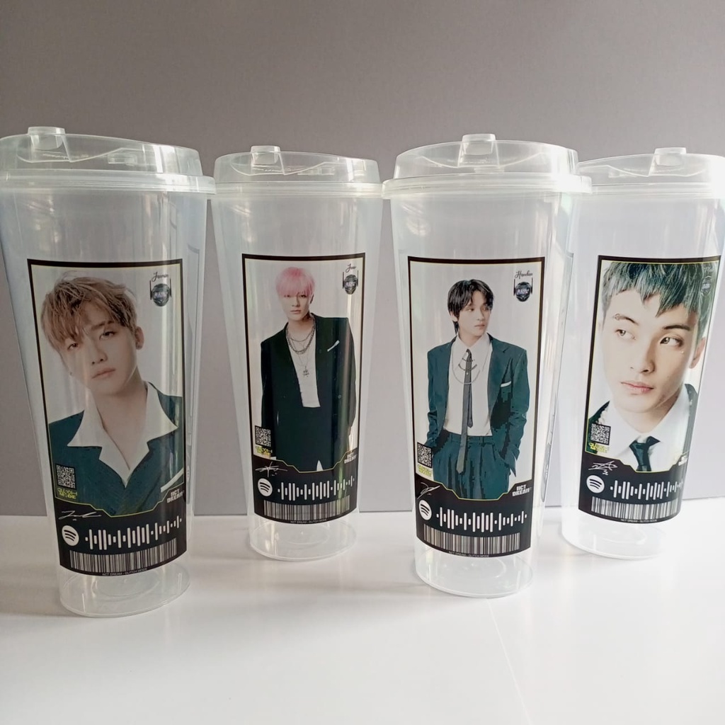 REUSABLE CUP / GELAS MINUM NCT DREAM GLITCH MODE