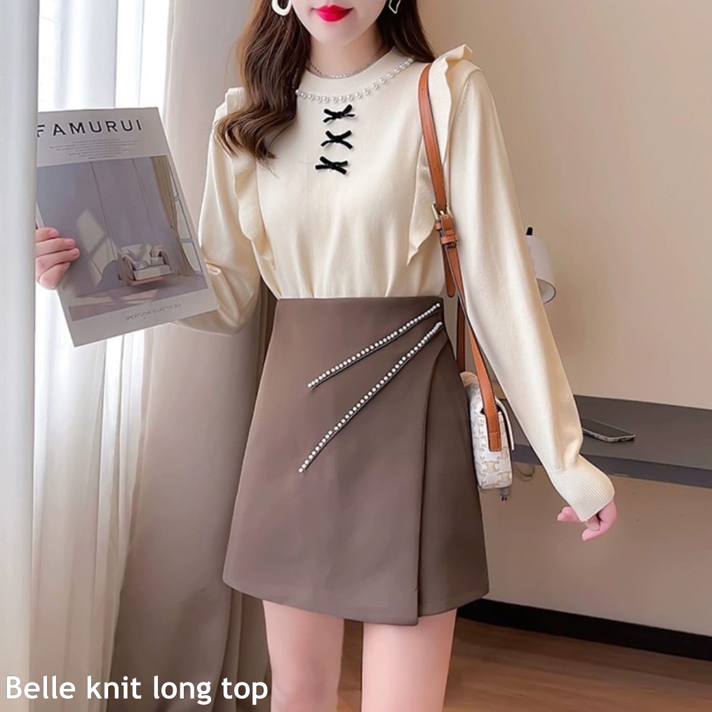 Belle knit long top - Thejanclothes