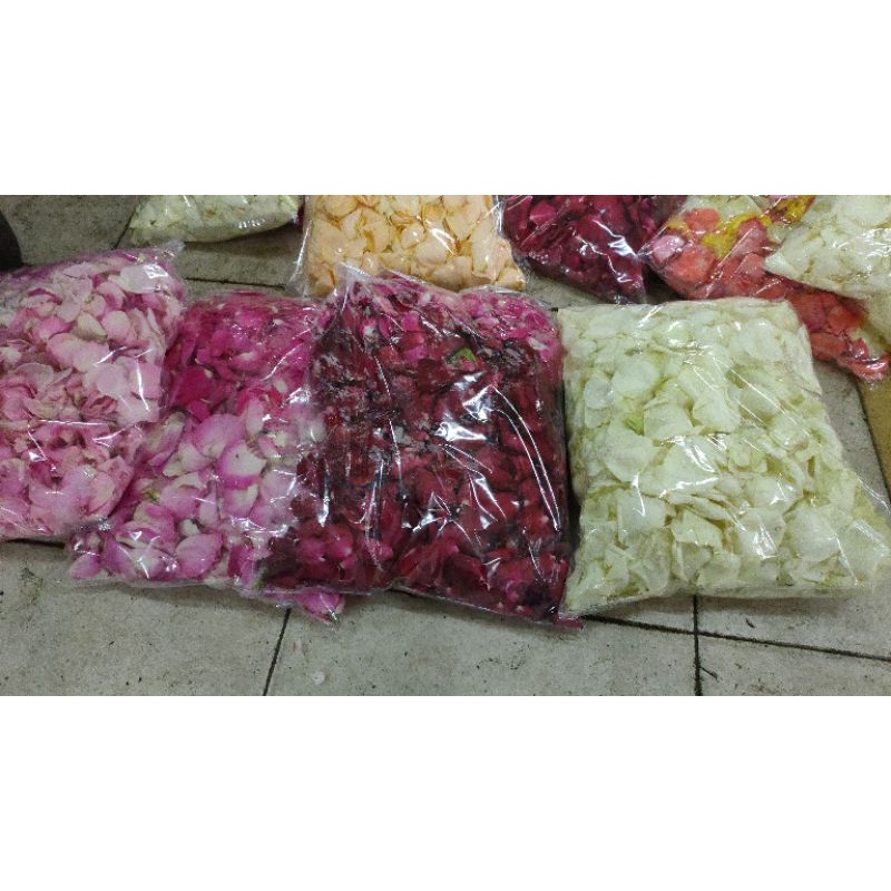 bunga asli tabur mawar