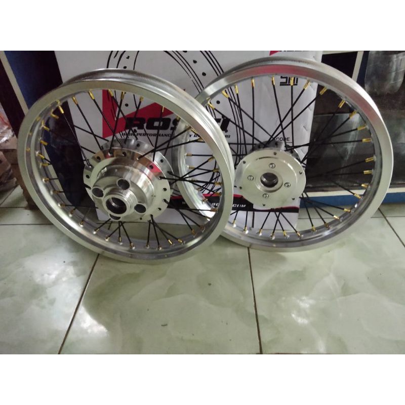 velg paketan Honda Verza/Megapro tapak lebar 215/185x17