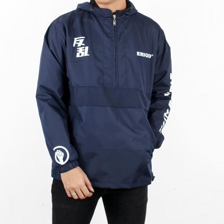 JAKET PRIA-JAKET ANTI AIR PARASUT-CAGOULE ERIGO ORIGINAL0 E5N1