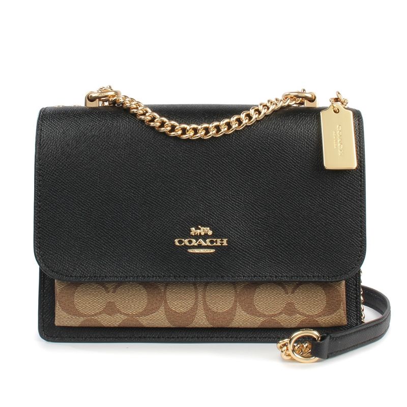 CH Klare Crossbody In Signature Coated Canvas 91019 KHAKI
