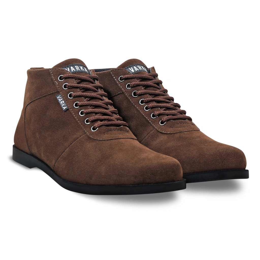 Sepatu Kasual Tinggi Pria V 4283 Brand Varka Sepatu Boots Semi Formal Kerja Kuliah Murah Berkualitas