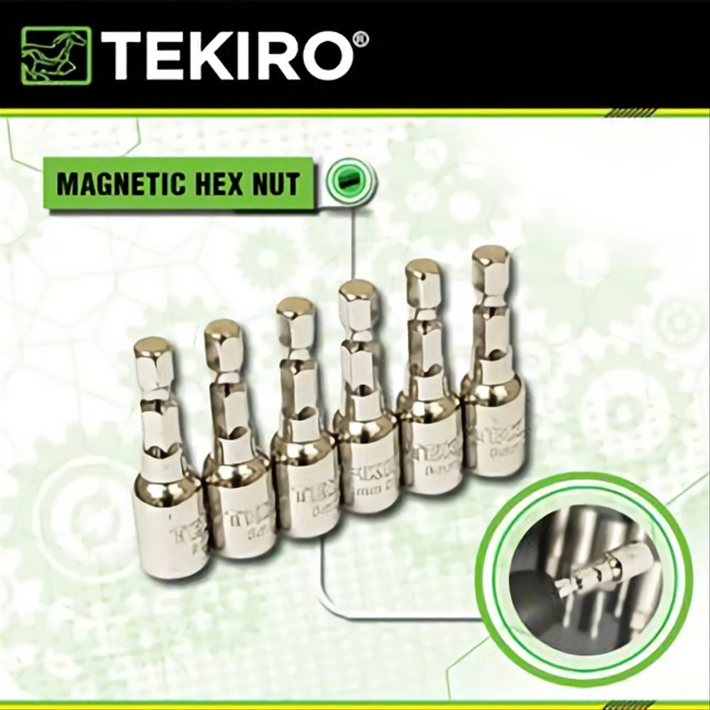 Tekiro MAGNETIC NUT SETTER 65MMx8MM / MATA BAUT SPANDEK 8MM