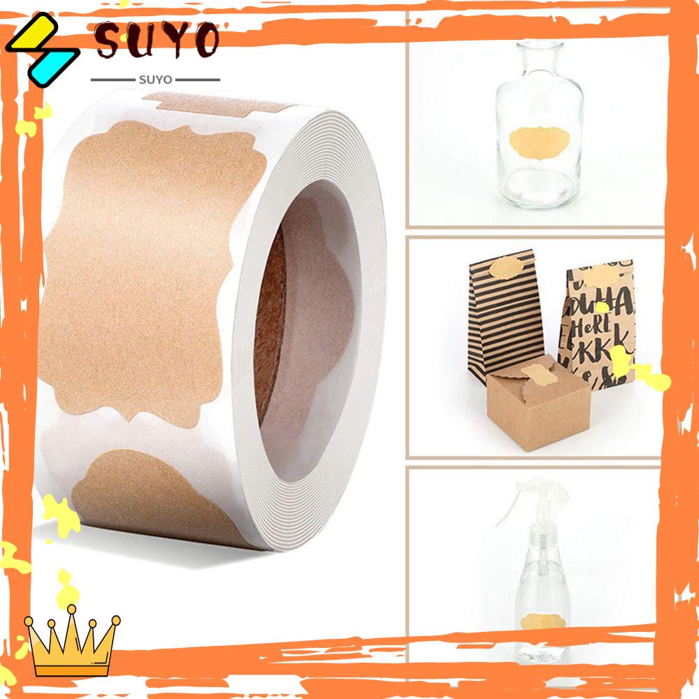 Suyo 300pcs / roll Stiker Label Botol Bumbu Dapur