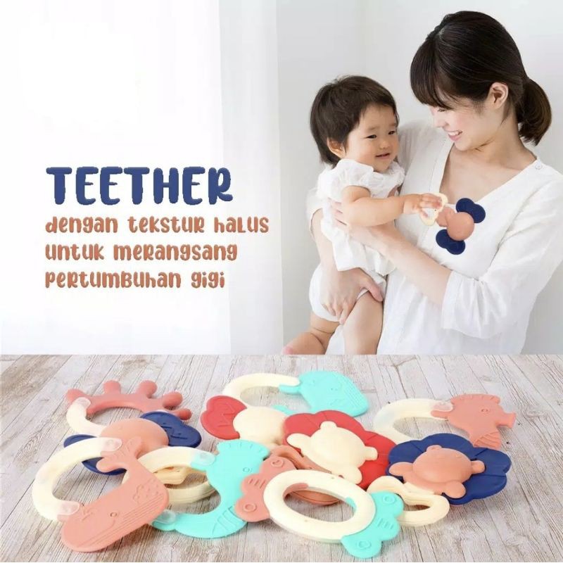 Teether / Mainan Gigitan Bayi / Mainan Tumbuh Gigi Bayi