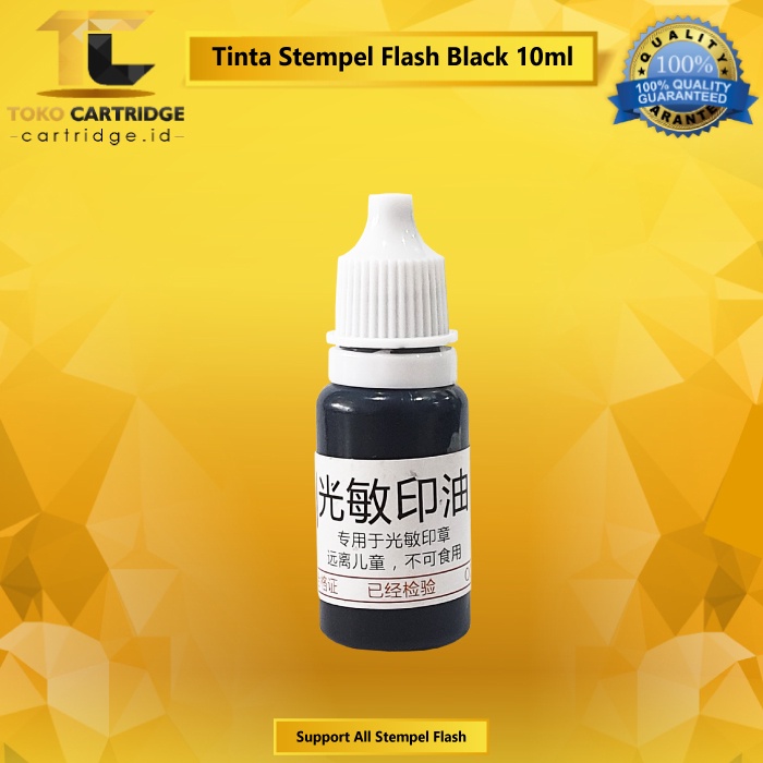 Tinta Stempel Flash Refill Stamp Ink Waterproof 10ML 10 ML murah