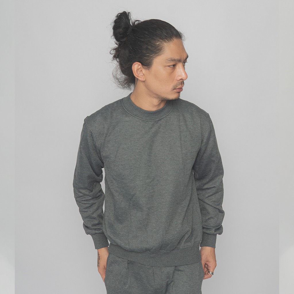 Basic Sweater Collection | M-XXL | Sweater Pria Wanita Unisex | Cotton Fleece | COD (Bayar di tempat)-2